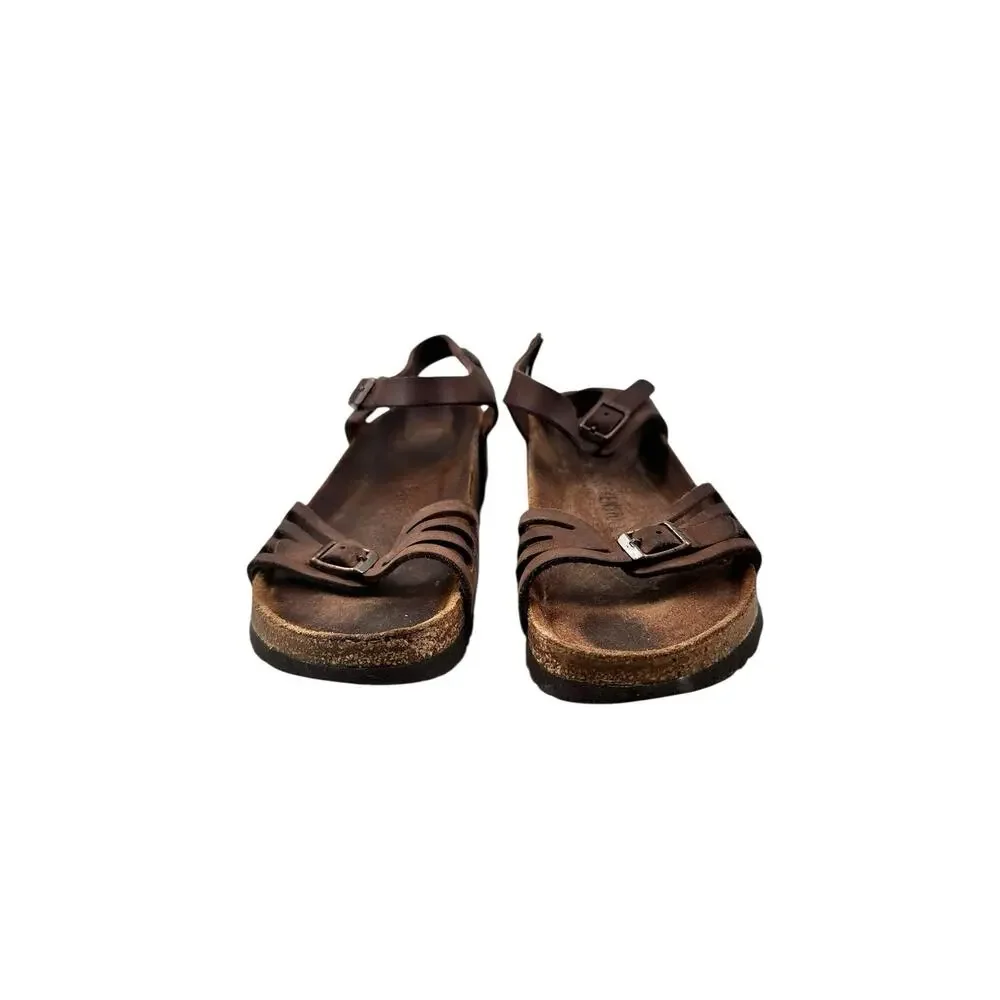 Unique Birkenstock Brown Strappy Leather Sandals